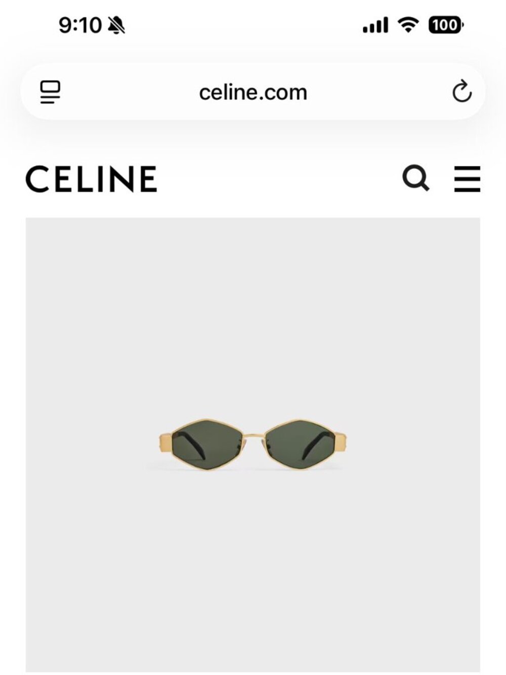 Celine Triomphe Sunglasses